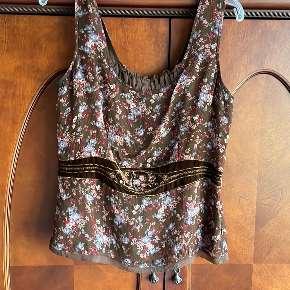 Intuitions Brown Top